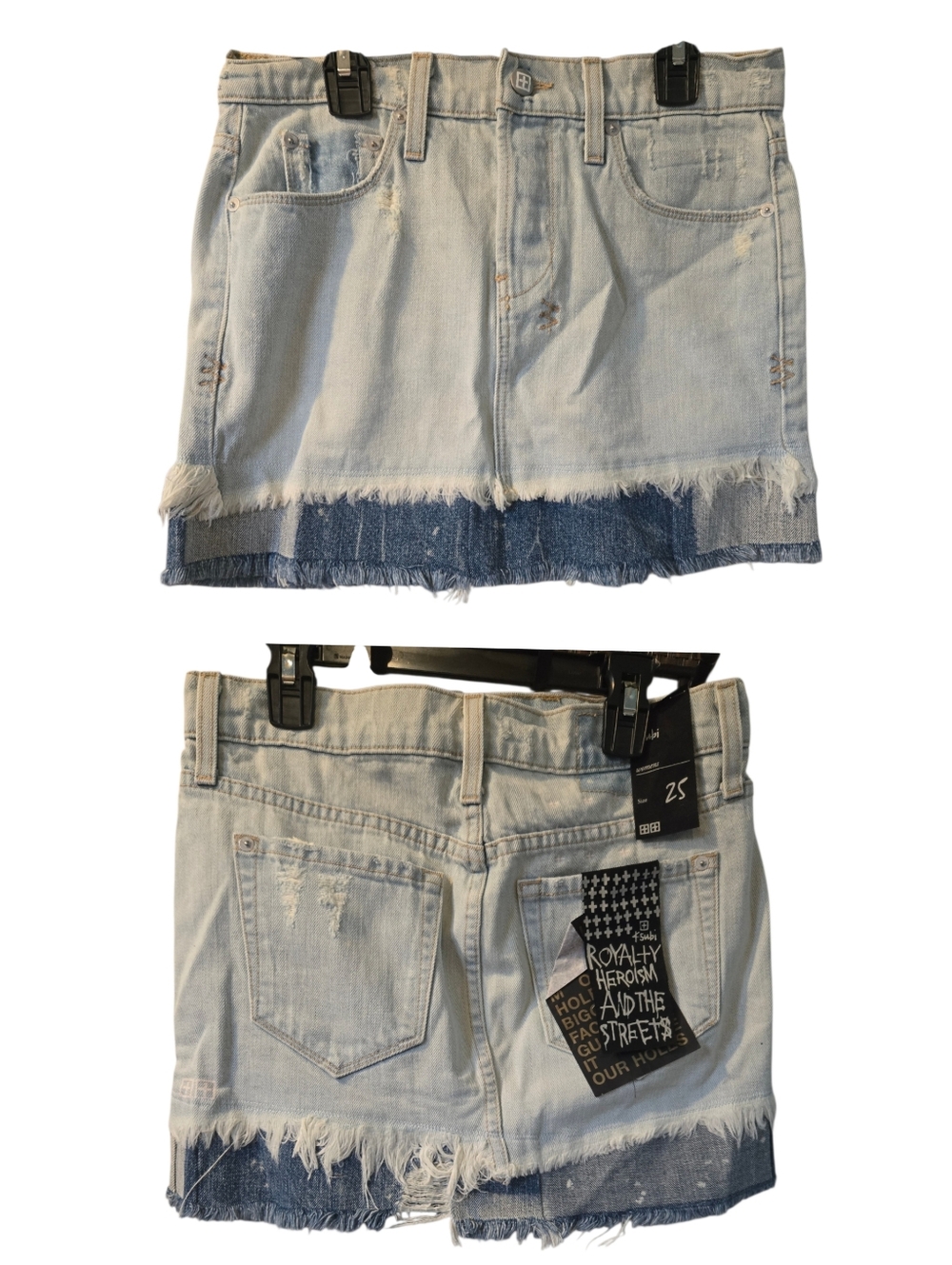 Ksubi Distressed Mini Skirt